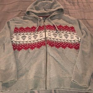 Oakley men’s ugly sweater zip-up hoody